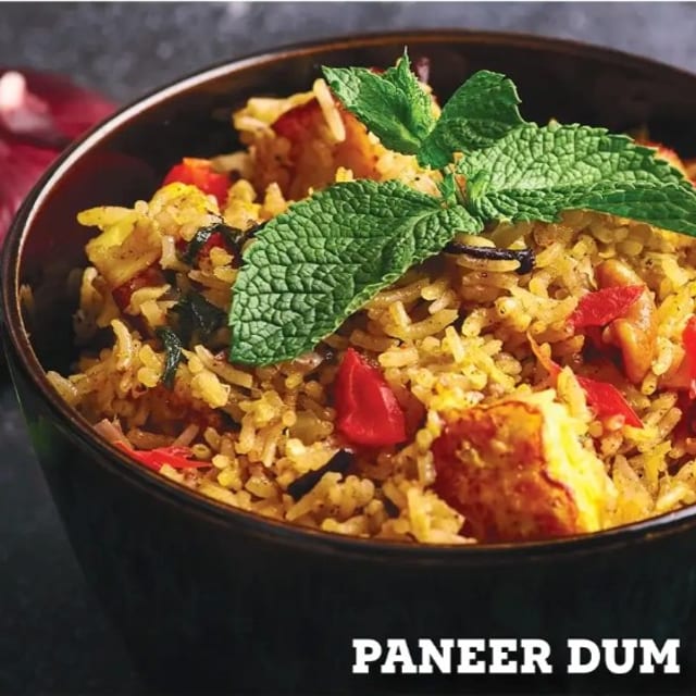 Paneer Dum Biryani.