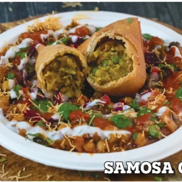 Samosa Chaat.