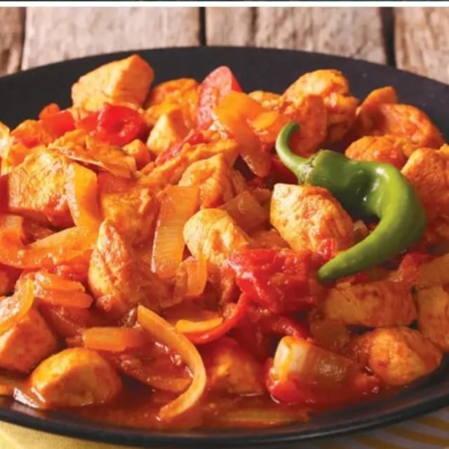 Chicken Jalfrezi.