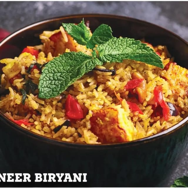 Paneer Biryani.