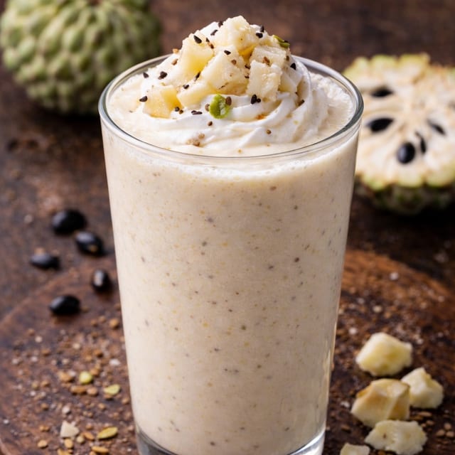 Sitafal (Custard Apple) Shake.