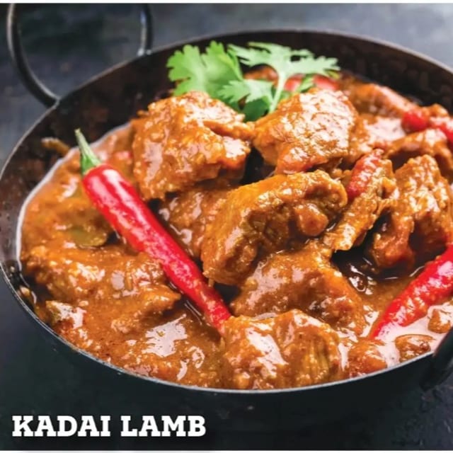 Kadai Lamb.
