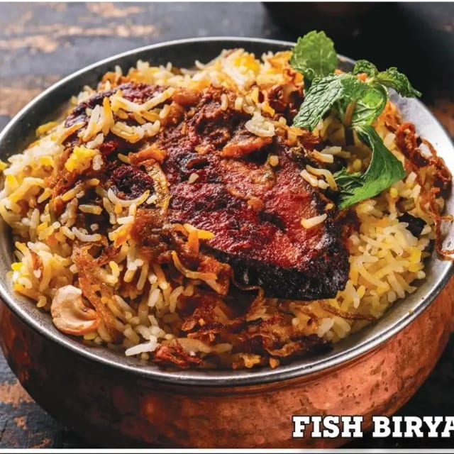 Fish Biryani.