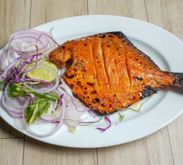 Tandoori Pomfret Fish.