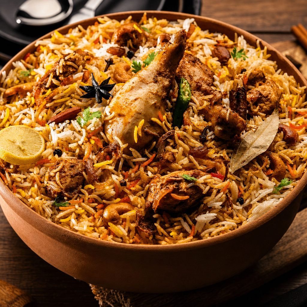 Chicken Dum Biryani.