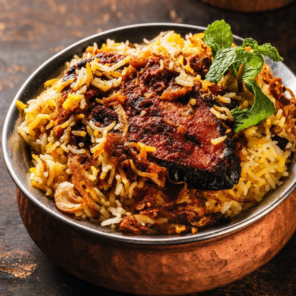 Fish Biryani.