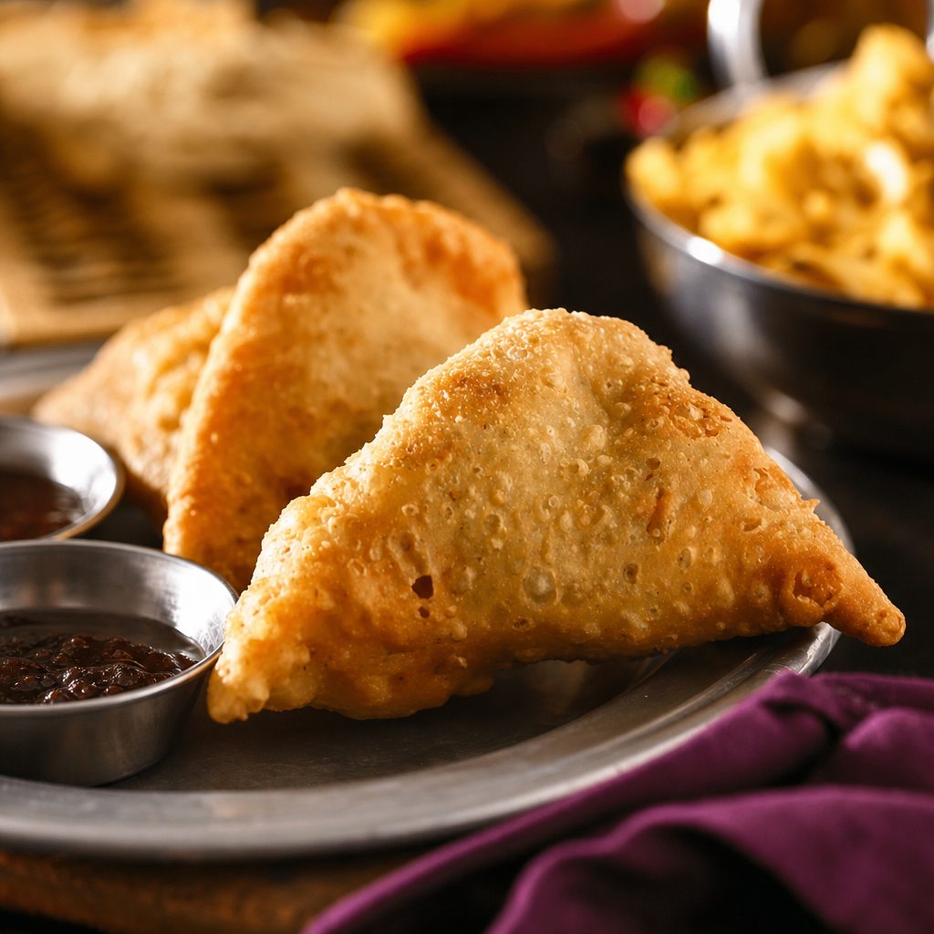 Samosas.