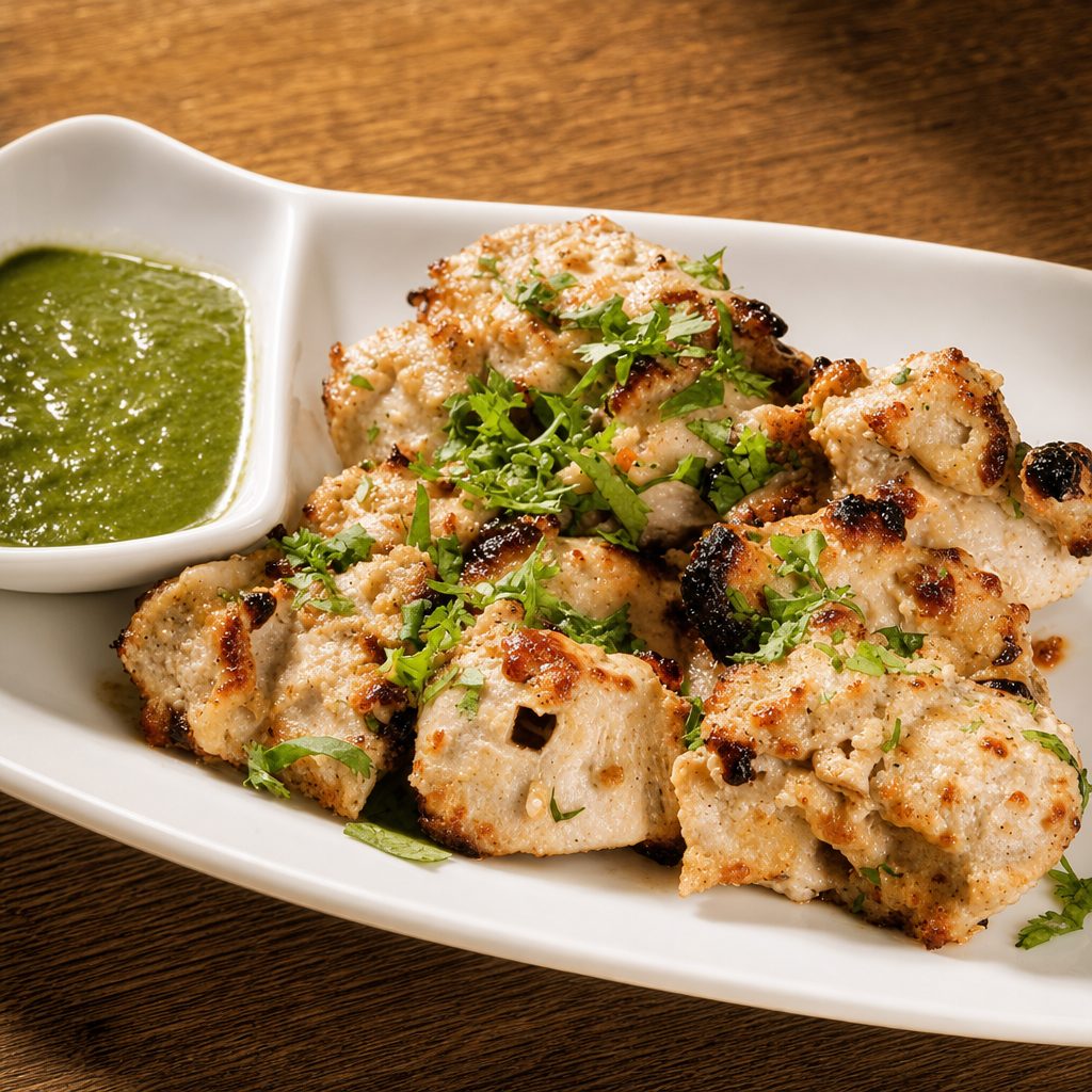 Malai Murgh Tikka.