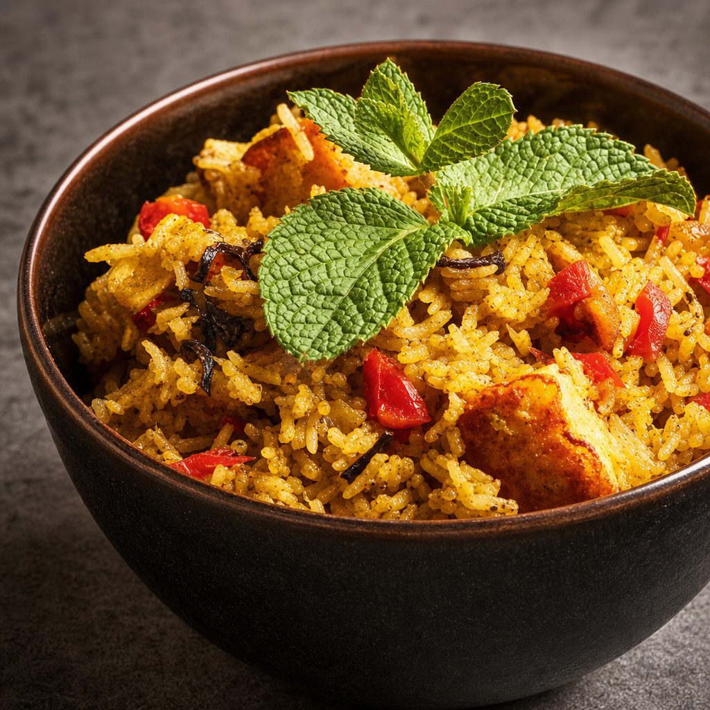 Paneer Dum Biryani.