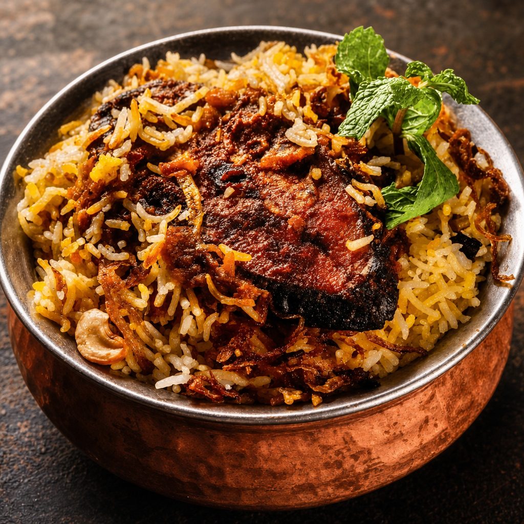 Fish Biryani.
