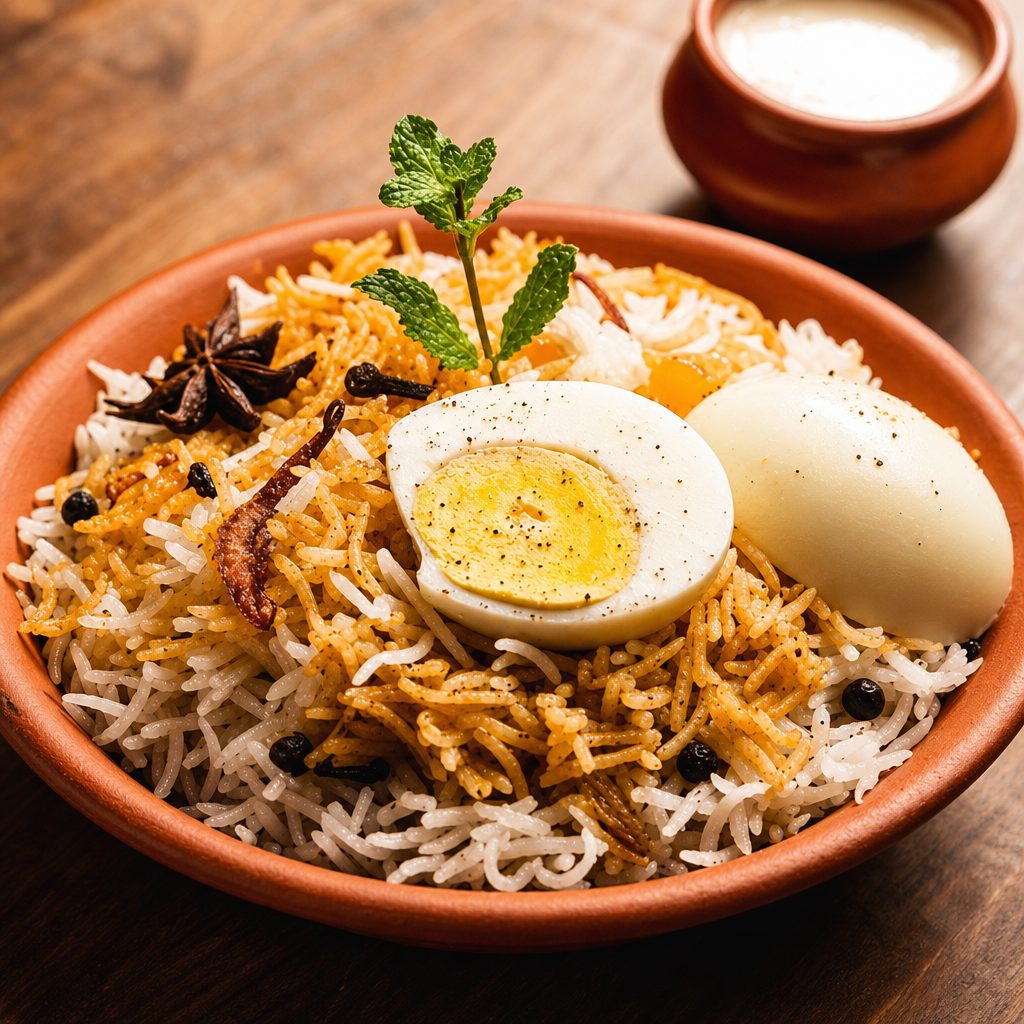 Egg Biryani.