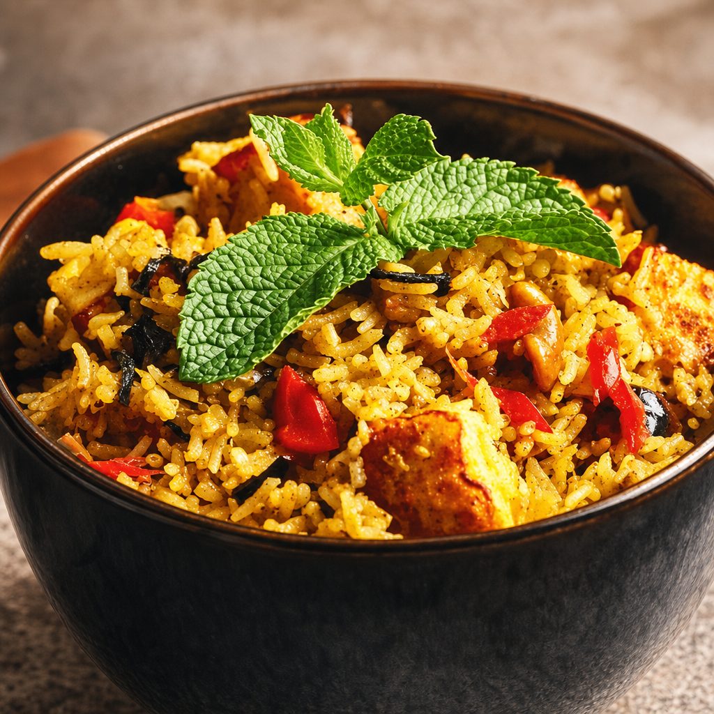 Paneer Biryani.