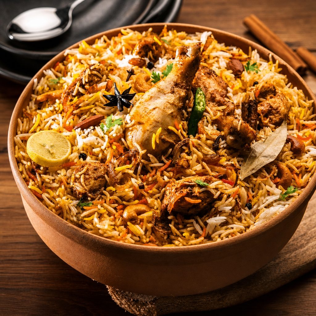 Chicken Biryani.