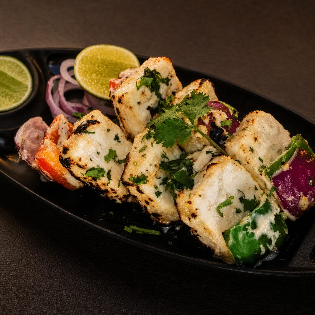 Malai Paneer Tikka.