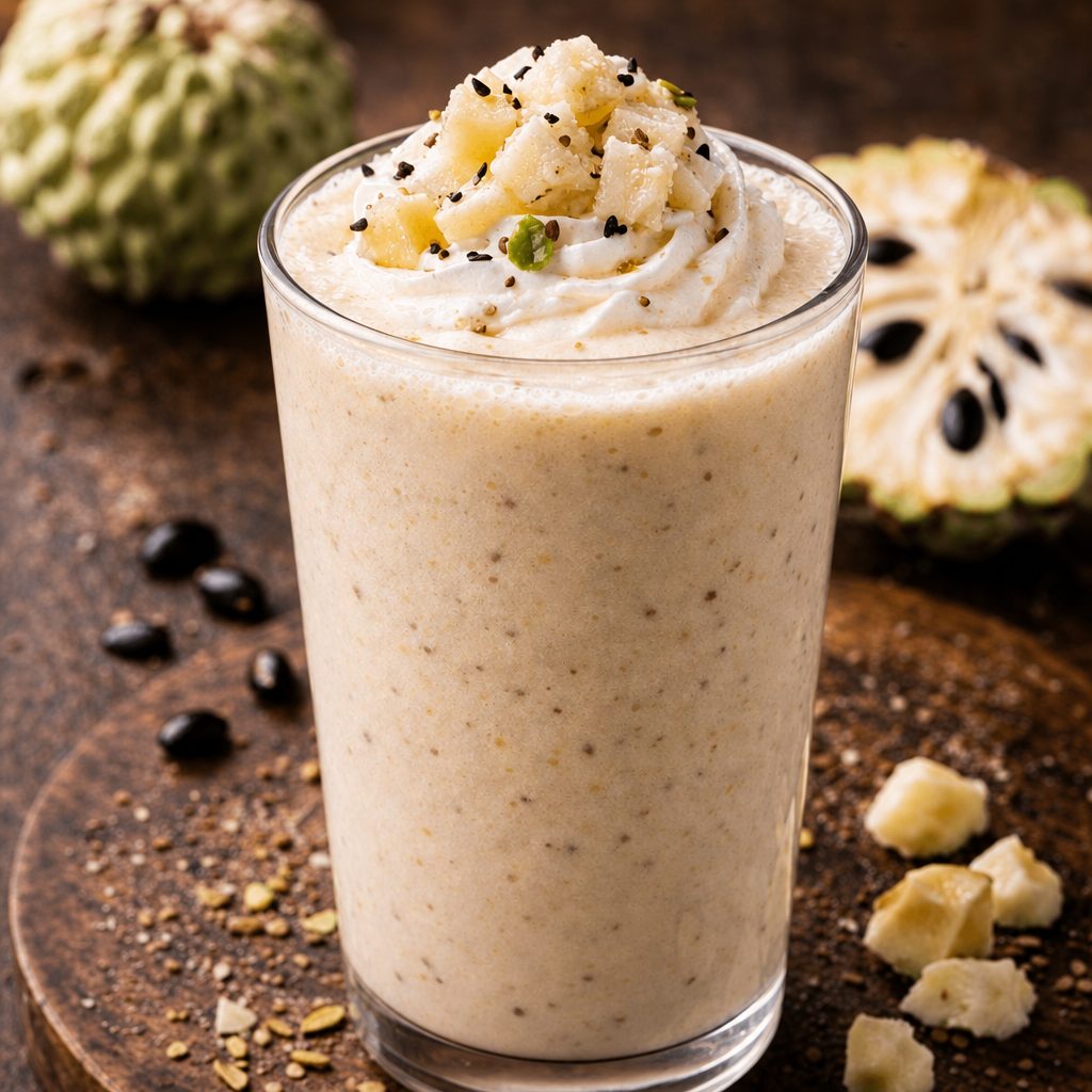 Sitafal (Custard Apple) Shake.