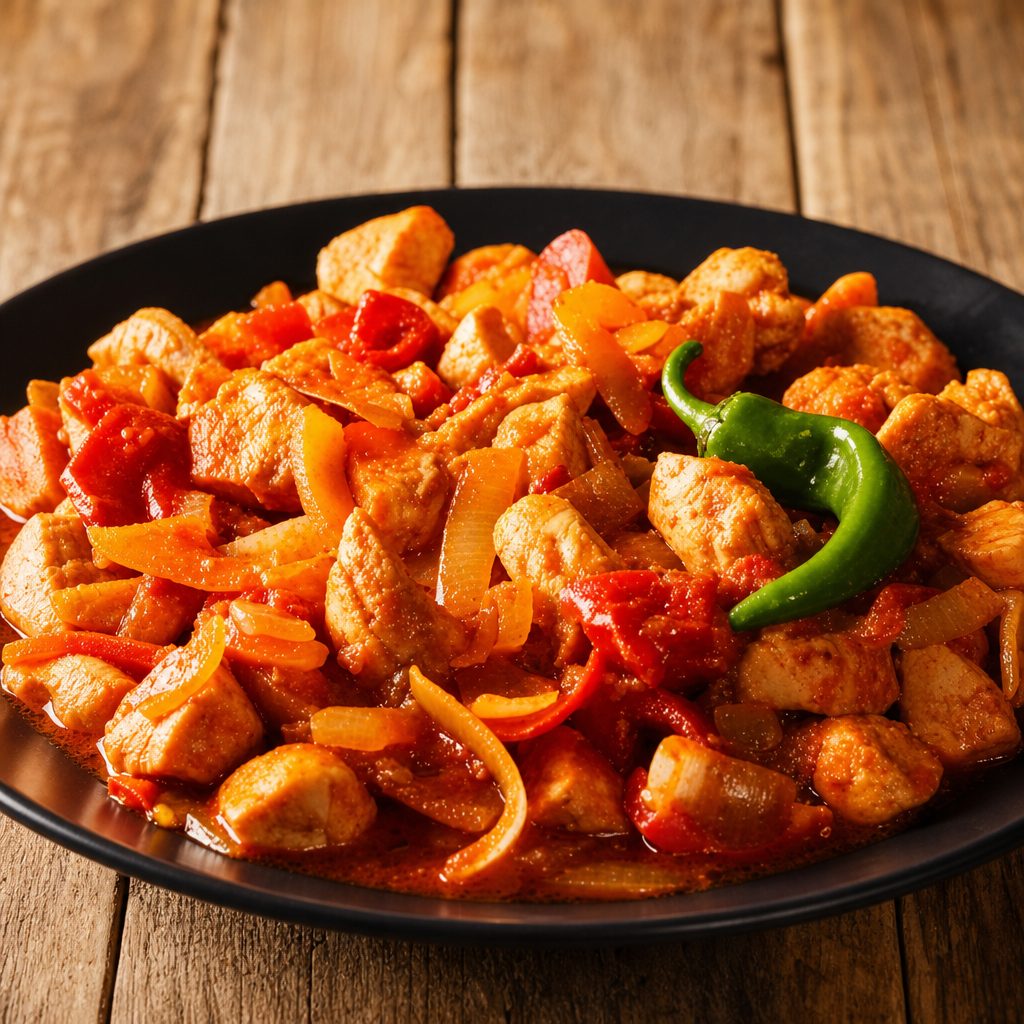 Chicken Jalfrezi.