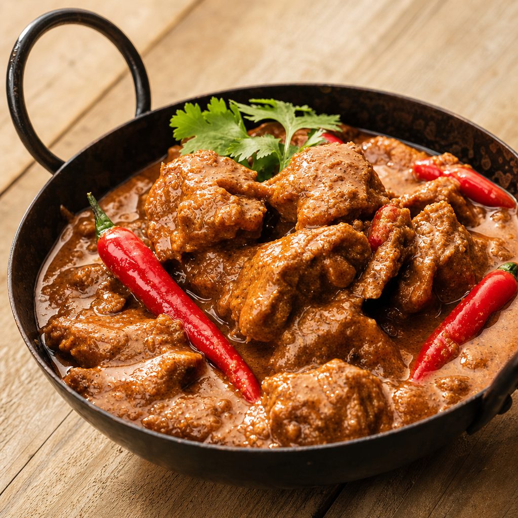 Kadai Lamb.